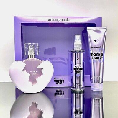 SET THANK YOU NEXT 2.0 3PCS 100ML PERFUME + BODY MIST´+ CREMA